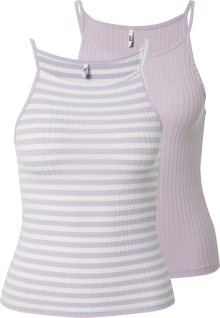 JDY Top \'FRANSISKA\' šeříková / bílá