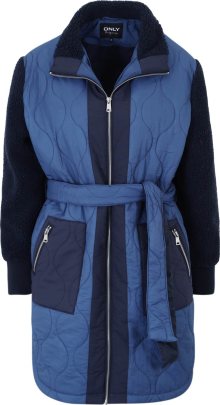ONLY Přechodný kabát \'THALE\' marine modrá / námořnická modř / noční modrá