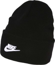 Nike Sportswear Čepice černá / bílá