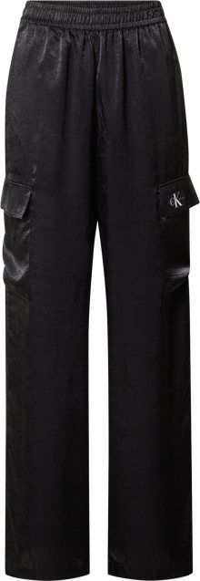 Calvin Klein Jeans Kapsáče černá / bílá
