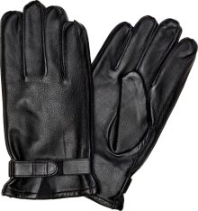 JACK & JONES Prstové rukavice \'GENT\' černá