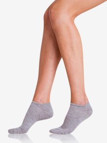 COTTON IN-SHOE SOCKS 2x - Dámské krátké ponožky 2 páry - šedá - 35-38