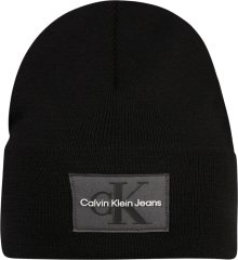Calvin Klein Jeans Čepice tmavě šedá / černá / bílá