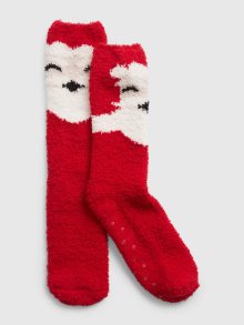 Červené dámské vzorované ponožky GAP - 35-37