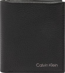 Calvin Klein Peněženka stříbrně šedá / černá