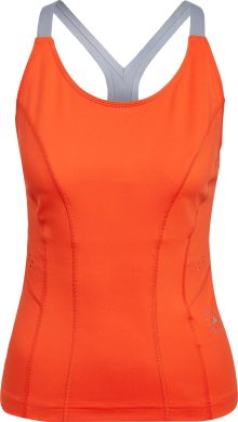 ADIDAS BY STELLA MCCARTNEY Sportovní top světle šedá / oranžová