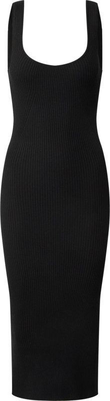 Gina Tricot Úpletové šaty \'Clara\' černá