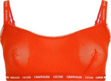 Calvin Klein Underwear Plus Podprsenka oranžově červená / bílá