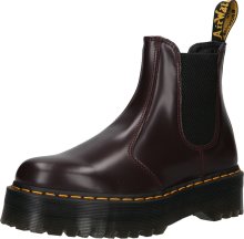 Dr. Martens Chelsea boty \'Quad\' bordó