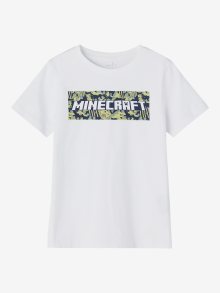 Bílé klučičí tričko name it Minecraft - 122-128