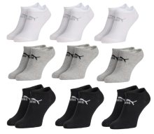 Puma 9Pack Ponožky Basic Sneaker Grey/White/Black 35/38