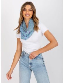 Dámská šála s potisky LILLIA světle modrá