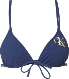 Calvin Klein Swimwear Horní díl plavek námořnická modř / žlutá / bílá