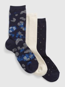 Spodní prádlo - Vysoké ponožky, 3 páry Barevná - ONE SIZE