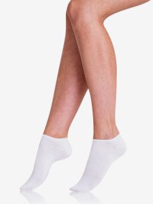 COTTON IN-SHOE SOCKS 2x - Dámské krátké ponožky 2 páry - bílá - 38