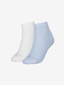 Sada dvou párů dámských ponožek v bílé a modré barvě Tommy Hilfiger Underwear - 35-38