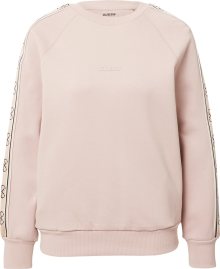 GUESS Sportovní mikina \'BRITNEY\' béžová / šedobéžová / černá / bílá