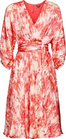 Esprit Collection Šaty krémová / růžová / červená