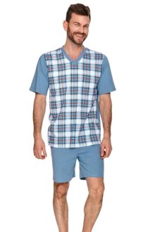 Pánské pyžamo Taro 2734 Anton blue | světle modrá | XXL