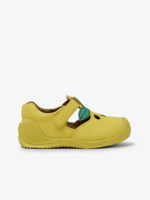 Žluté holčičí kožené sandály Camper - 21
