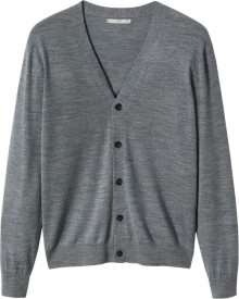 MANGO MAN Kardigan \'Willyc\' šedý melír