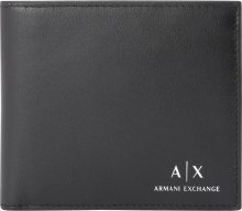 ARMANI EXCHANGE Peněženka černá / stříbrná