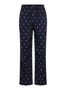 Polo Ralph Lauren Pyžamové kalhoty marine modrá / bílá