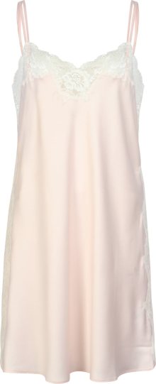 Lauren Ralph Lauren Noční košilka pudrová / bílá