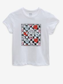Bílé dětské vzorované tričko VANS Box Candy - 122-128