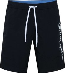 Champion Authentic Athletic Apparel Plavecké šortky černá / bílá