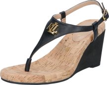 Lauren Ralph Lauren Žabky \'JEANNIE\' černá