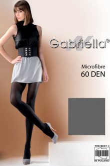 Gabriella Microfibre 60 Den Code 122 Punčochy 5-XL Smoky