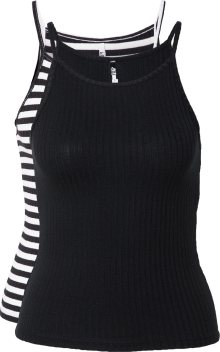 JDY Top \'FRANSISKA\' černá / bílá