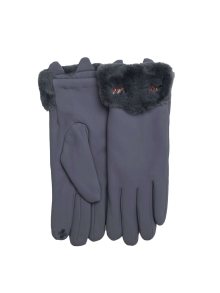 LE RK FGBKT 171 tmavě šedé rukavice jedna velikost