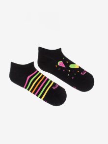 Černé pánské vzorované ponožky Fusakle Pohoda - 35-38