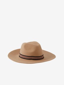 Béžový vlněný klobouk Pieces Nahanna - S-M