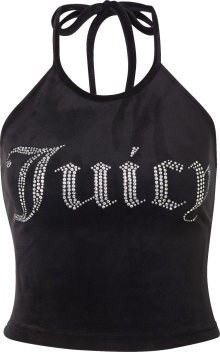 Juicy Couture Top černá / stříbrná