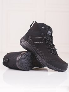 Originální dámské  trekingové boty černé bez podpatku