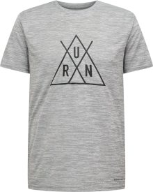ENDURANCE Funkční tričko \'Sparks\' šedý melír / černá