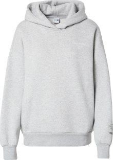 PUMA Mikina šedý melír / zelená / bílá