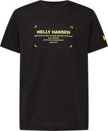 HELLY HANSEN Funkční tričko žlutá / černá