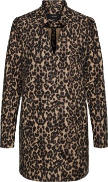 VERO MODA Přechodný kabát \'Katrine\' béžová / hnědá / černá