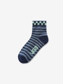 Modré dámské pruhované ponožky Vans Skate  - ONE SIZE