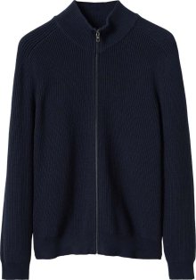 MANGO MAN Kardigan \'Binger\' námořnická modř