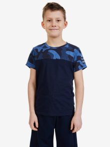 Tmavě modré chlapecké vzorované tričko SAM 73 Moses - 116