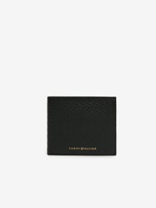 Černá pánská kožená velká peněženka Tommy Hilfiger