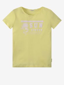 Žluté holčičí tričko Tom Tailor - 128