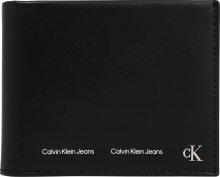 Calvin Klein Jeans Peněženka černá / stříbrná / bílá