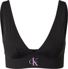 Calvin Klein Swimwear Horní díl plavek světle fialová / černá