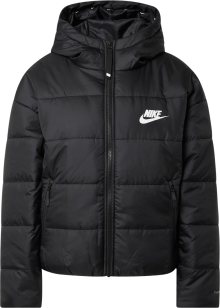 Nike Sportswear Přechodná bunda \'W NSW TF RPL CLASSIC HD JKT\' černá / bílá